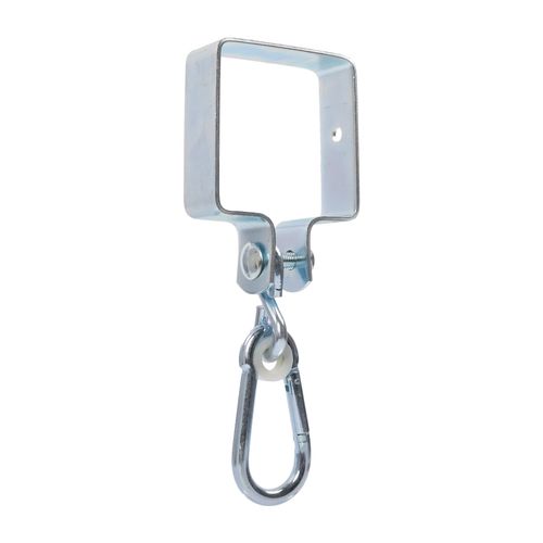Set of 2 Swing Hooks Clamps with Carabiner For Square Edge Wood 9 x 9 cm 200KG — image 16