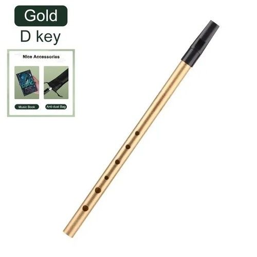 Irish Whistle Flute C/D Key Tin Penny Whistle 6 Hole Flute Musical Instruments