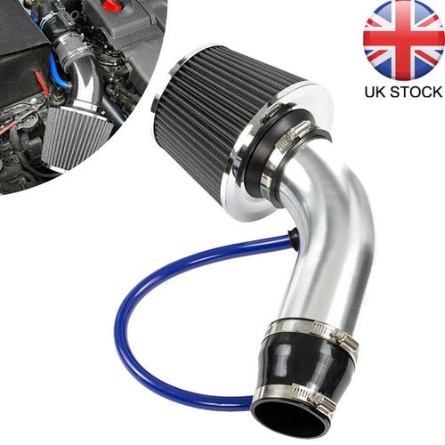 3" 76mm Car Cold Air Intake Filter Alumimum Induction Kit Pipe Flow Hose System