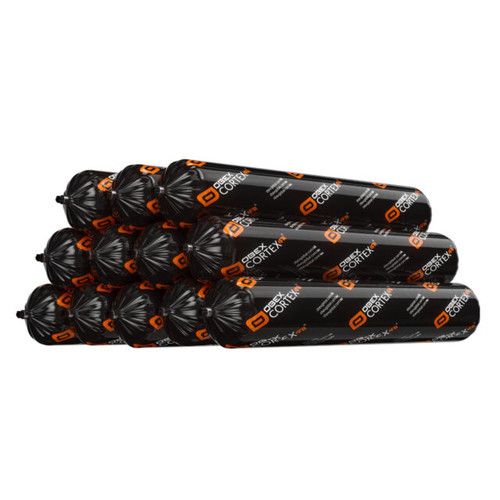 x12 pcs. Class B 600ml Cortex 0771FR Paste Adhesive OBEX fire rated EPDM