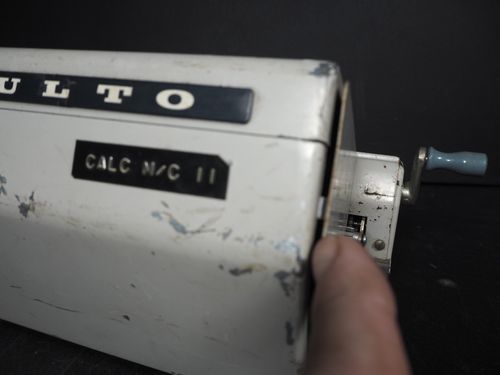 Mechanical Calculator Adding Machine Multo Swedish Model 239-115-17460 — image 9
