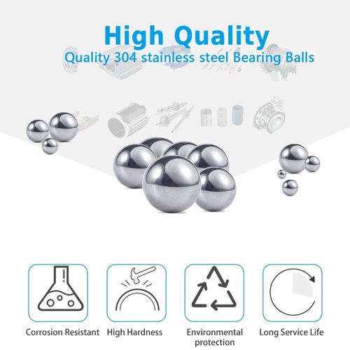 A2 Stainless Steel Ball Bearings 1mm 2mm 3mm 4mm 5mm 6mm 8mm 9mm 10mm to 125mm — image 2