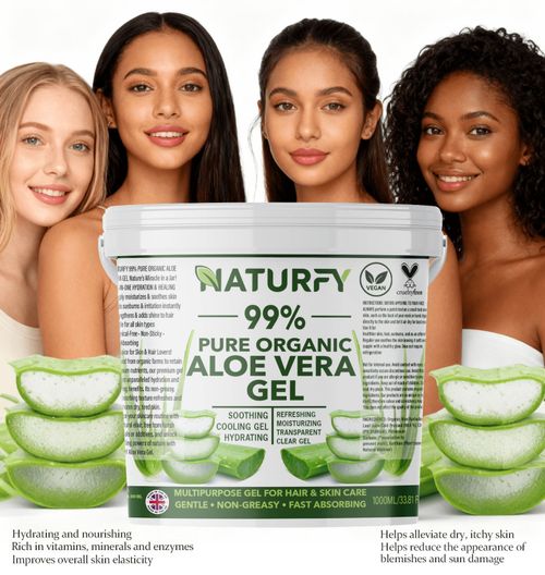 1KG 100% Pure Aloe Vera Gel Multipurpose Soothing Moisturising For Hair & Skin — image 8