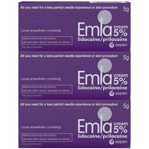 Emla 5% - Numbing Cream - Local Anaesthetic - 5g - 3 PACK — image 1