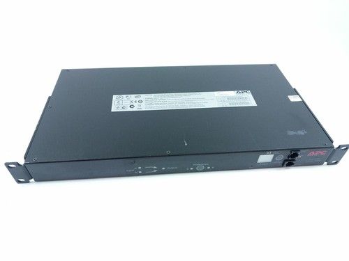 APC AP7721 1U 10A/230V 12A/208V 12x C13 Rack ATS Auto Transfer Switch