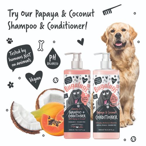 Bugalugs Scented Dog Conditioner Dogs Puppies detangles moisturises skin & coat — image 10