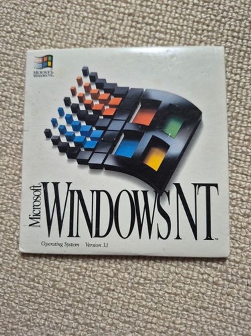 Microsoft Windows NT 3.1, CD MEDIA ONLY, Vintage 1993, RARE installation disc