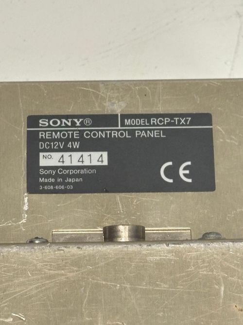 Sony RCP-TX7 Remote Control Panel for DXC Professional Cameras — image 5