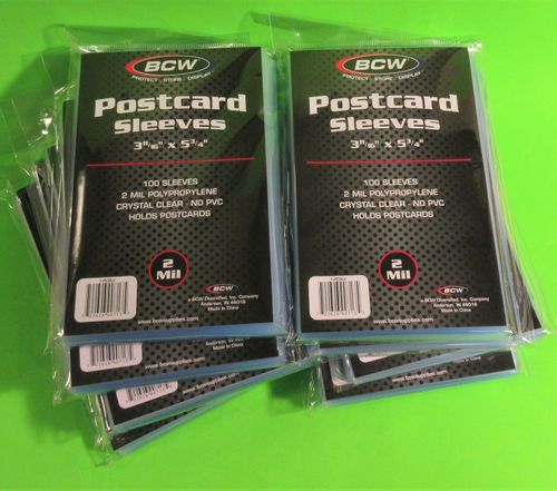 1000 U.S. POSTCARD POLY SLEEVES, CRYSTAL CLEAR - 3-11/16" x 5-3/4"-FREE SHIPPING — image 3