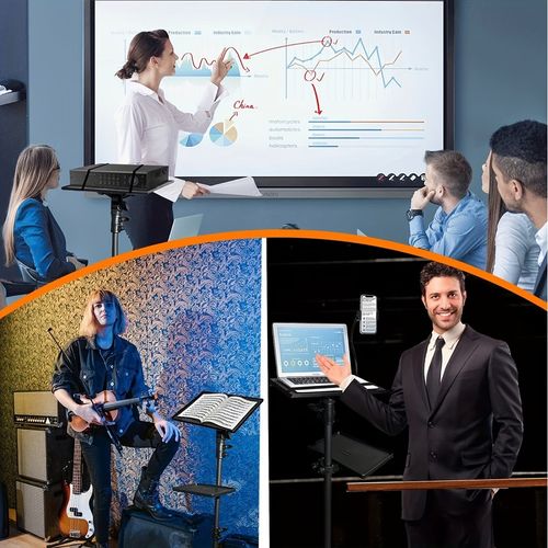 Portable Adjustable Laptop Projector Stand Table Tripod w/Wheels Height Adjust — image 13