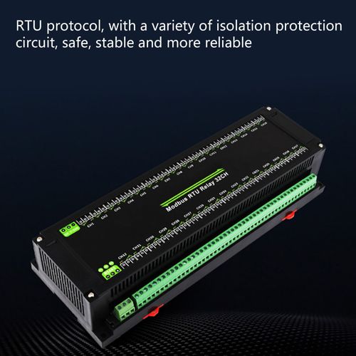 Rtu Relay Module 32 Channel Safe Optocoupler Isolation Rail Mount Case Rs485 HEN — image 8
