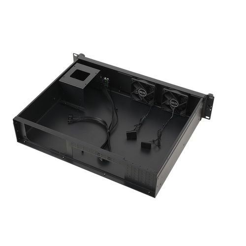 2U Rack Server Case Locking Storage Drawer Data Cabinet Supports 3.5 HDD 2.5 SSD — image 11