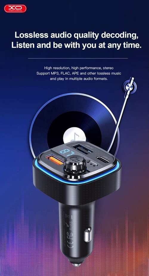 Bluetooth 5.0 Wireless FM Transmitter Radio MP3 Player USB-C Car Charger Adapter — image 7