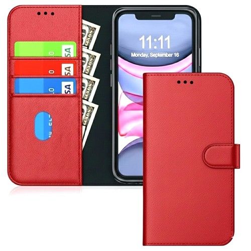 Leather Wallet Case For iPhone 17 Pro Max 16 15 14 13 12 11 18 Pro SE Flip Cover