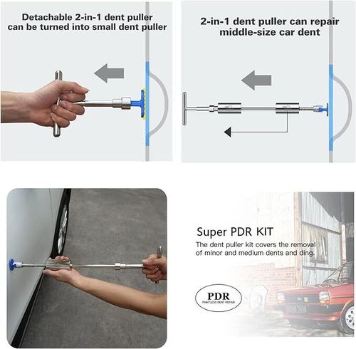 PDR Car Body Glue Puller Tabs Pulling Paintless Dent Repair Removal PDR Tool Kit — image 13