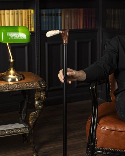Handmade Gentleman Cane, Classic Wooden Walking Stick Gift, Derby Walking Cane — image 6