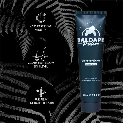 Men's Back Hair Removal Kit Depilatory Cream Self Groomer Tool Baldape Parlour — image 5