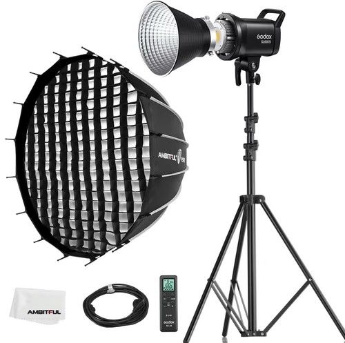 Godox SL60II-D LED Video Light 70W Continuous Light Kit Bowens Mount APP&remote