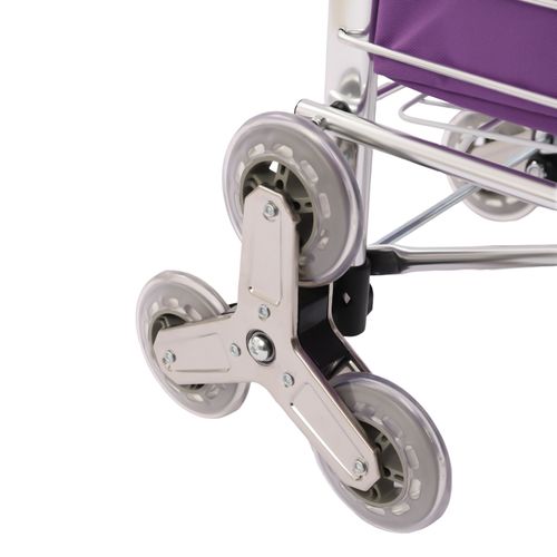 Folding Shopping Trolley Cart with Wheels 88LBS Capacity Foldable Basket UK — image 10