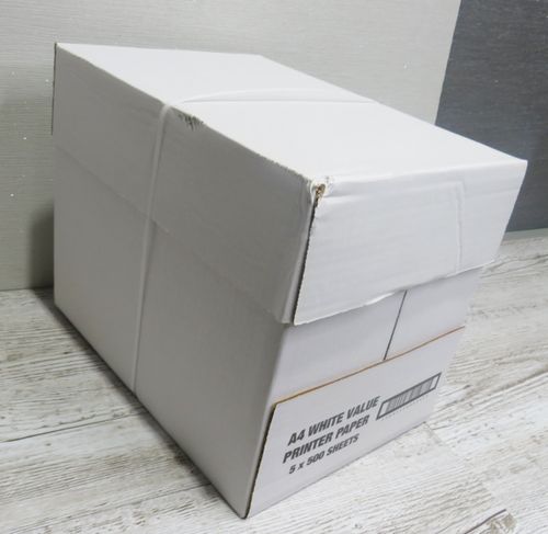 A4 copier printer paper 2500 sheets  white 5 reams bulk value Office home — image 8