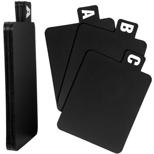 26pcs Black CD/DVD/Vinyl Record Organizer Dividers A-Z Alphabet Tab File Storage — image 8