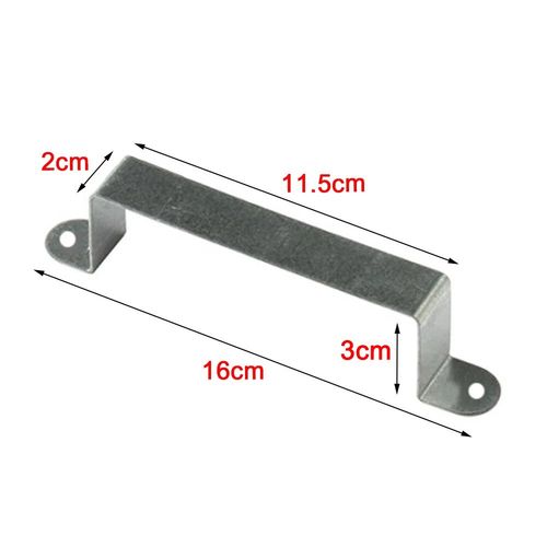 20X Fence Post Security Brackets Galvanised Steel Panel Brackets Fits 4” Post — image 2