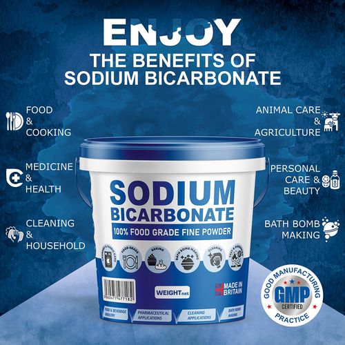 PSN Sodium Bicarbonate Baking Soda BI Carb Bath Bombs Fine Powder 2.5KG Bucket — image 6