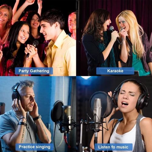2-Channel Wireless Microphone System, for Karaoke, Smart TV, PC, Speaker, — image 9