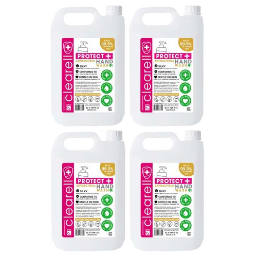 Clearell 20L | Pack of 4 x 5L | Hand Soap Wash Refill Fragrance free 5 Litres — image 1