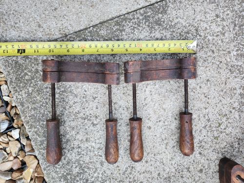 Viola clamps. Old. Excellent quality. Maple. — image 3