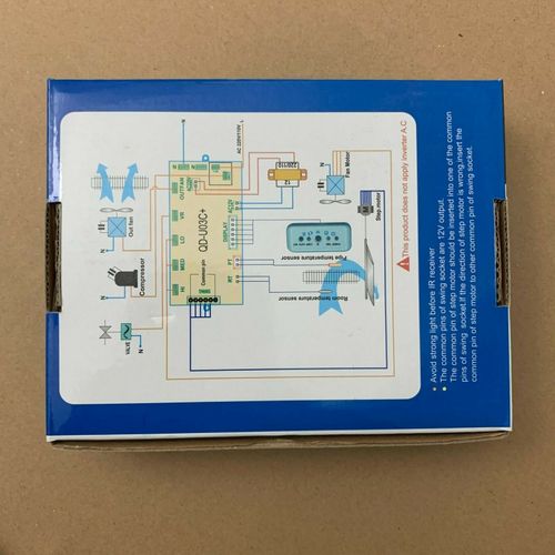 UNIVERSAL AIR CONDITIONING REMOTE CONTROL & PCB BOARD KIT QD-U03C — image 3