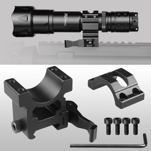 Quick Release 25mm Ring Tactical Scope Mount Adapter 20mm Picatinny Rail — image 8