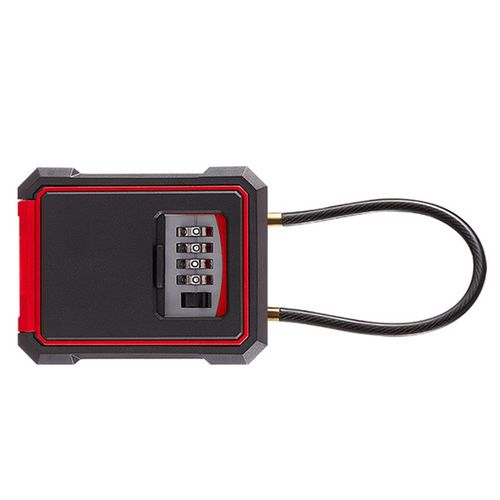 Reusable Wall Mount Key Lock Box Red Durable Combination Lock for Spare Keys — image 9