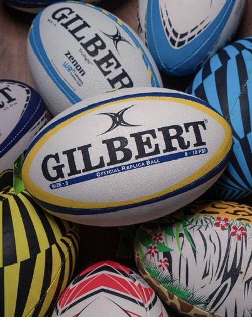 Gilbert Rugby Size 5 Training Balls - Bulk Packs of 20, 10 & Singles - Overprint