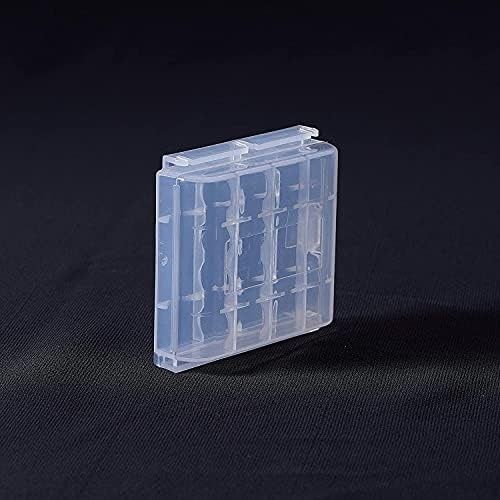 12 Pcs AA/AAA Cell Battery Storage Case Holder Box, Plastic Battery Case for Bat — image 5