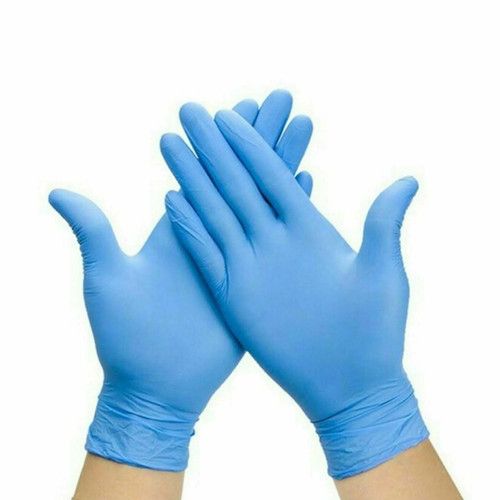 2000 DISPOSABLE NITRILE GLOVES POWDER LATEX FREE BLUE Medical Food Saloon Tattoo
