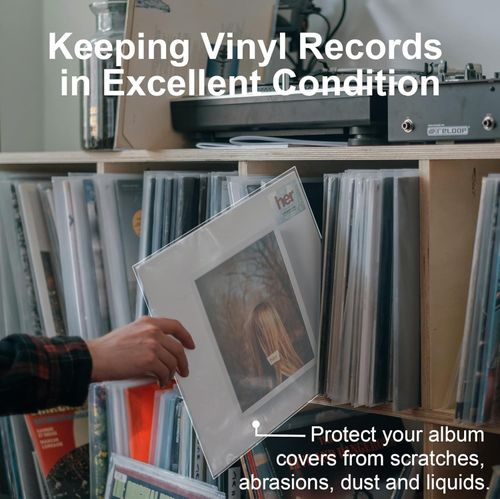 12 inch Vinyl Plastic Outer Record Sleeves 3 Mil Thickness 450g LP Albums Covers — image 16