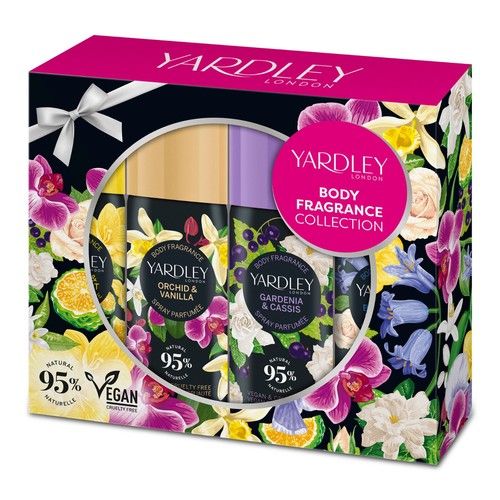 Yardley London Body Fragrance Collection Floral Body Spray Gift Set