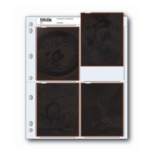 20pcs 45-4B Print File 4x5'' Acid Free Photo Bag Film Negatives Pages Archival