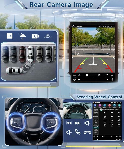 For Ford Ranger 2011-2015 CarPlay Android 15 Head Unit Car Stereo Radio + Camera — image 6