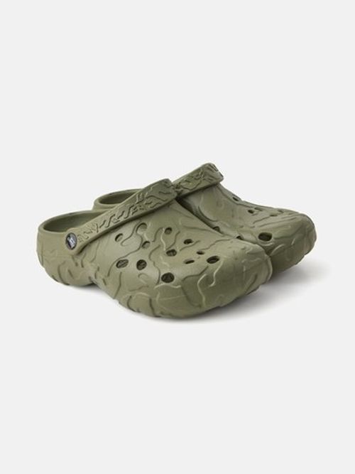 Fortis Carp Fishing Footwear Range - Tego Olive Clogs - All Sizes