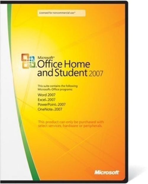 Microsoft Office 2007 Home Student 2007 (PC DVD) Fast & Free UK Delivery