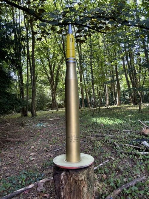 Full Size Tiger 2 Tank 8,8kwk HE round Display Model  - 3D Printed.