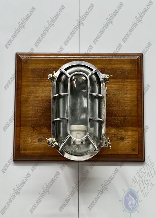 Ceiling/Wall Mount Replica Solid Aluminum Antique Cover Bulkhead Light Fixture — image 2