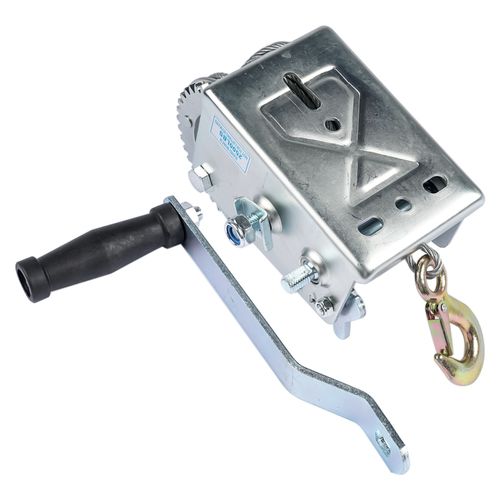 2500 lbs Hand Winch Boat Winch + Wire Rope Approx. 5 mm Diameter and 10 m Long — image 6