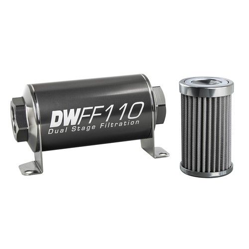 DW 10AN Female In-Line Fuel Filter Kit 40 Micron, 110mm
