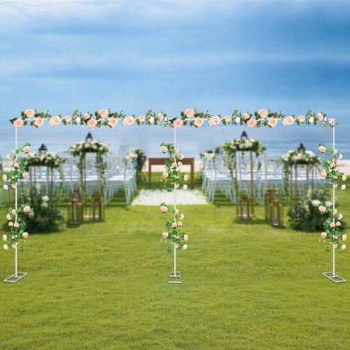 6M x 3M Wedding Backdrop Stage Stand Pipe and Drape Kit Curtain Frame Heavy Duty — image 3