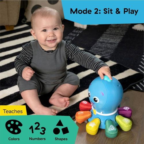 Baby Einstein Go Opus Go Crawl & Chase Pal, Music & Lights Octopus Toy, 3M-5Y — image 4