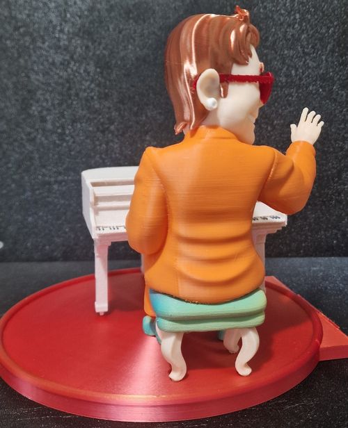 Sir Elton Hercules John British singer, songwriter and pianist Statuette 180mm — image 4