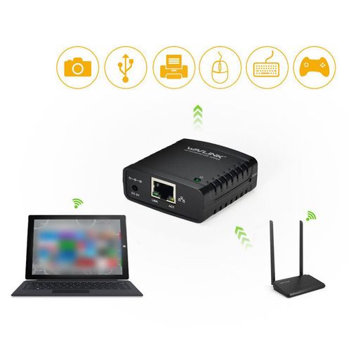 WL-NU78M41 Print Server Ethernet to USB 2.0 10/100Mbps Printer Adapter — image 4